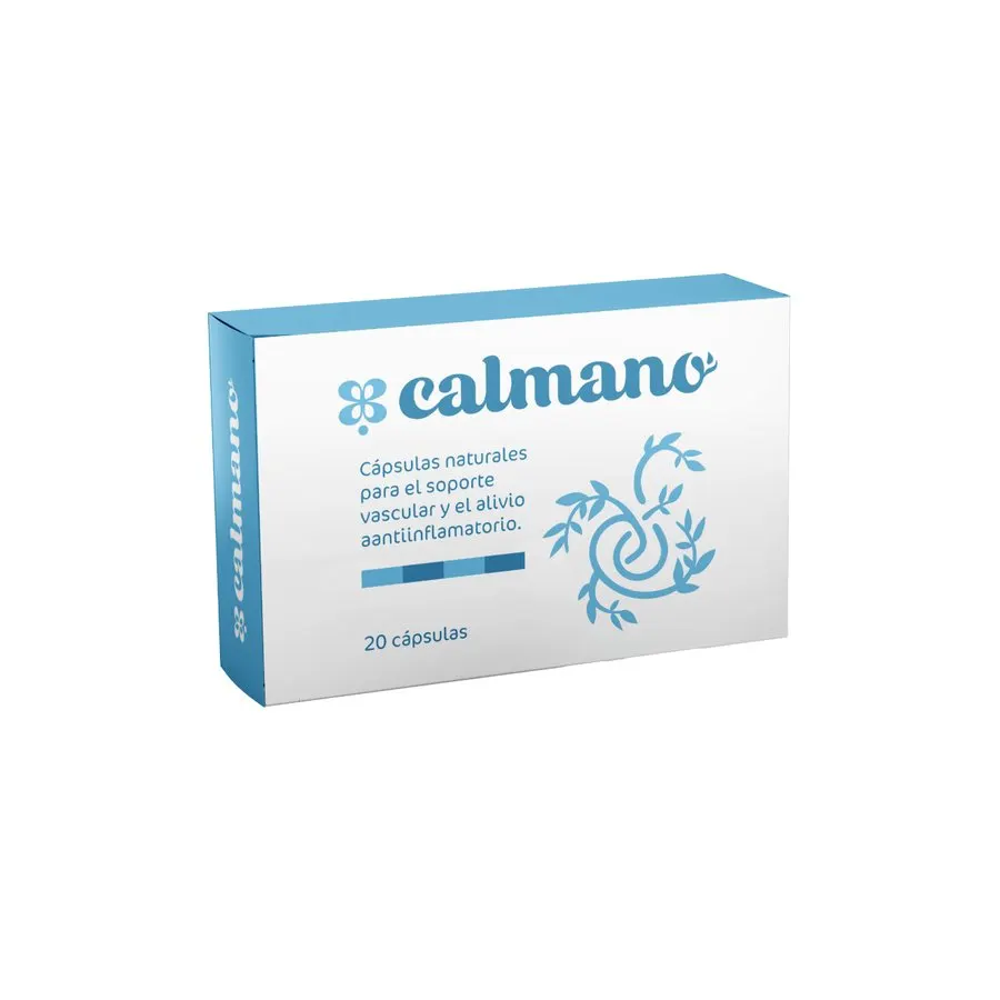 Calmano Cápsulas — imagen del envase