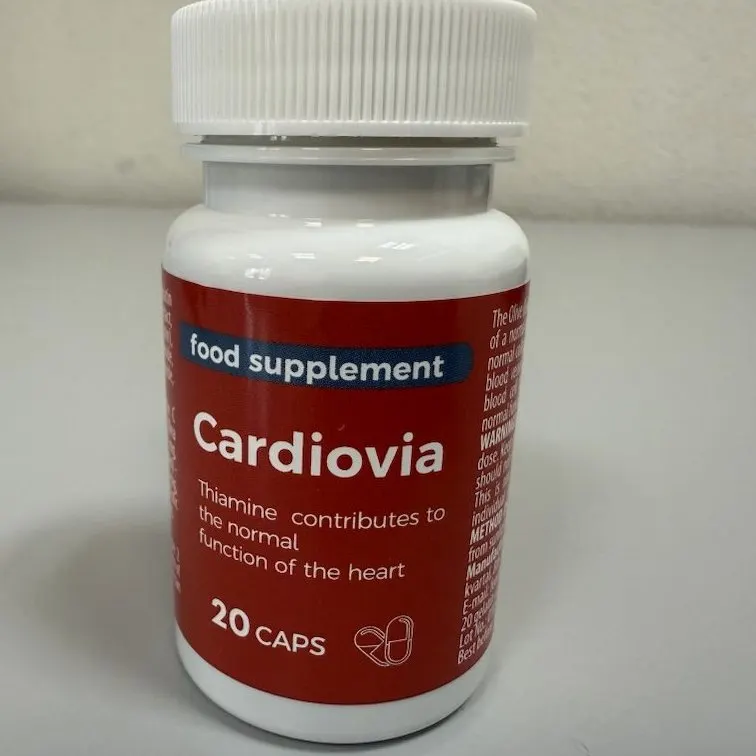 Cardiovia — prikaz pakiranja