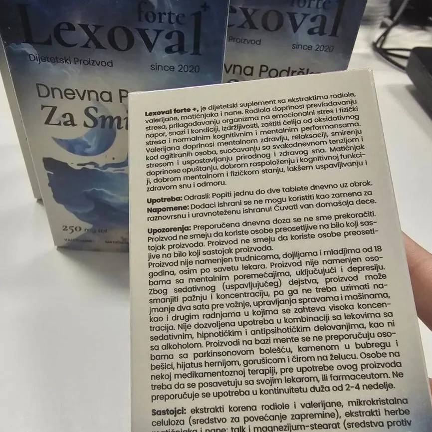 Lexoval forte+ — slika pakovanja