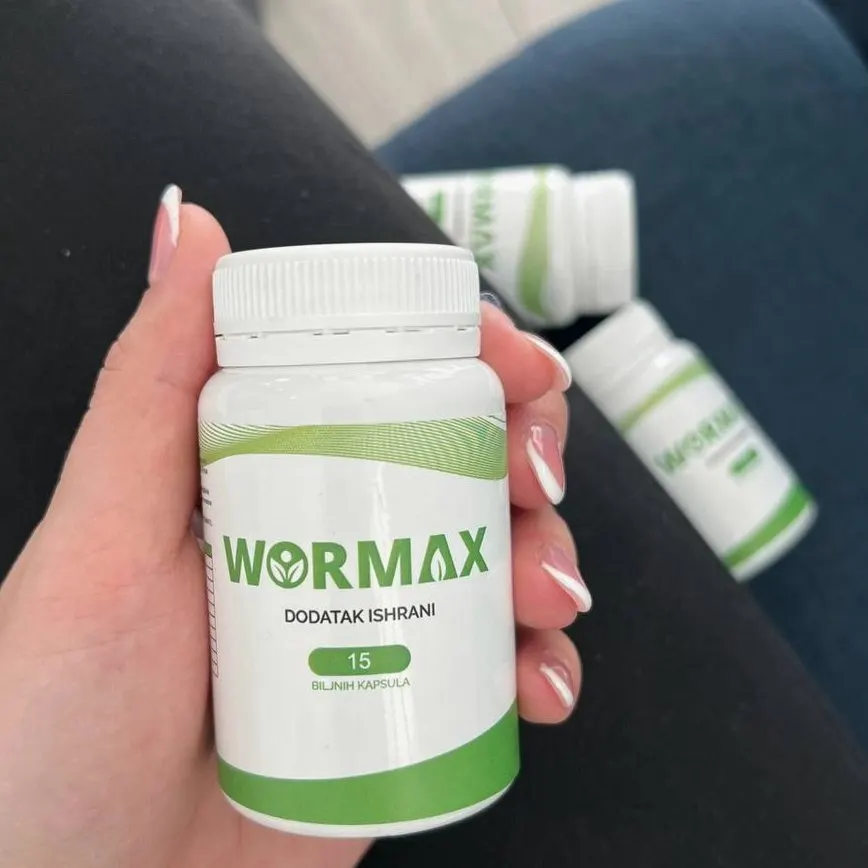 Wormax Caps — prikaz pakiranja
